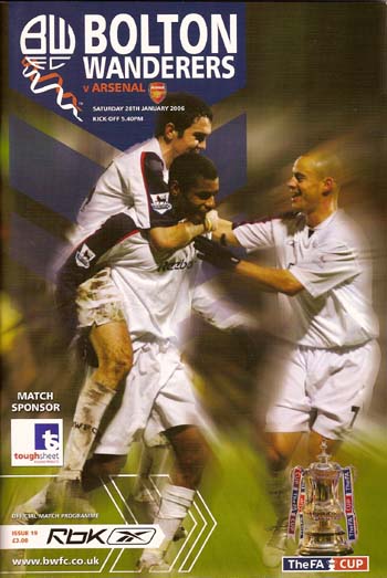 Bolton Wanderers FC v Arsenal FC